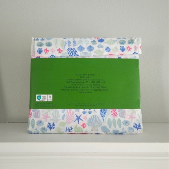 NWT Kate Spade Novelty Sheet Set- Full - Picture 2 of 4